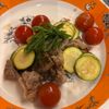 1538645の作ってみた!投稿(ご飯が進む！【豚こまとズッキーニのポン酢炒め】簡単ワンパン◎)
