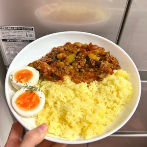 ケの作ってみた!投稿(夏野菜たっぷり！簡単ドライカレー)