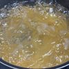 濃厚♡【秋鮭とほうれん草のクリームパスタ】の工程2