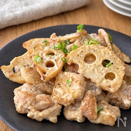 【鶏れんこんのみそマヨ】まろやかこく旨！ご飯がすすむ♪