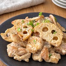 【鶏れんこんのみそマヨ】まろやかこく旨!ご飯がすすむ♪