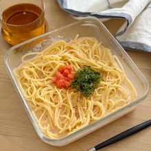 レンジで作れる『明太クリームパスタ』