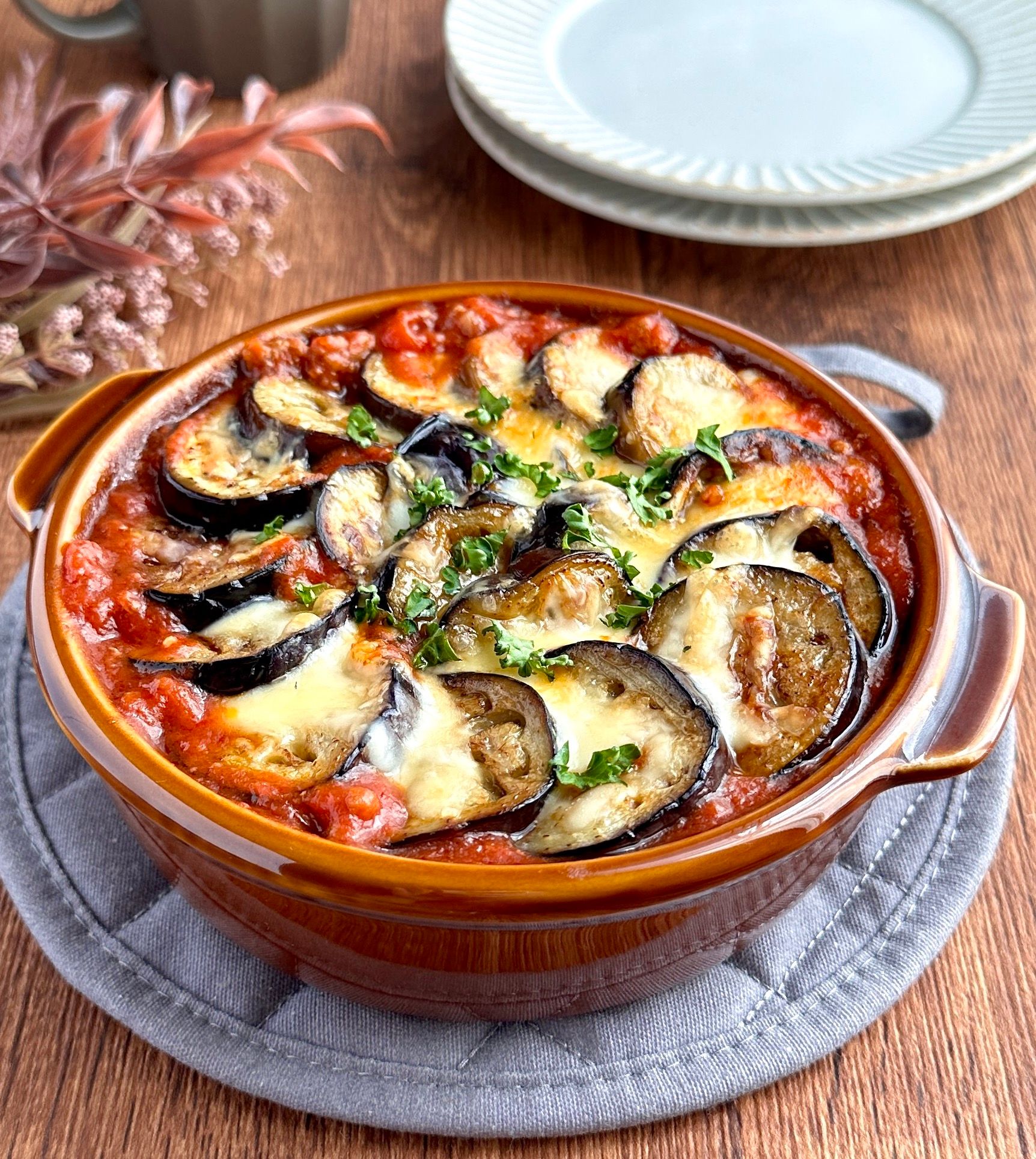 煮込まずとろとろ！【ナスのトマトグラタン】 | レシピサイトNadia