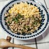 M＊Pの作ってみた!投稿(10分で簡単常備菜＊【豆苗と鶏ひき肉の味噌そぼろ】)