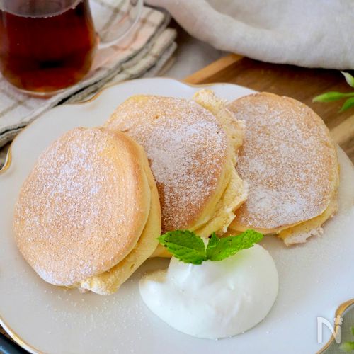 米粉でふわしゅわっ【スフレパンケーキ】