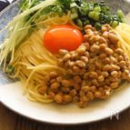 野沢菜と納豆の【発酵】和風のっけパスタ