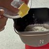 ハンバーガーのバンズ♪の工程1