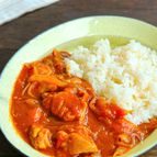 レンジで完結！無水トマトチキンカレー