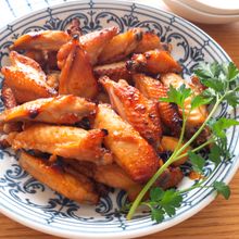 オイスターが隠し味♡オーブン任せの手羽中はちみつ照り焼き