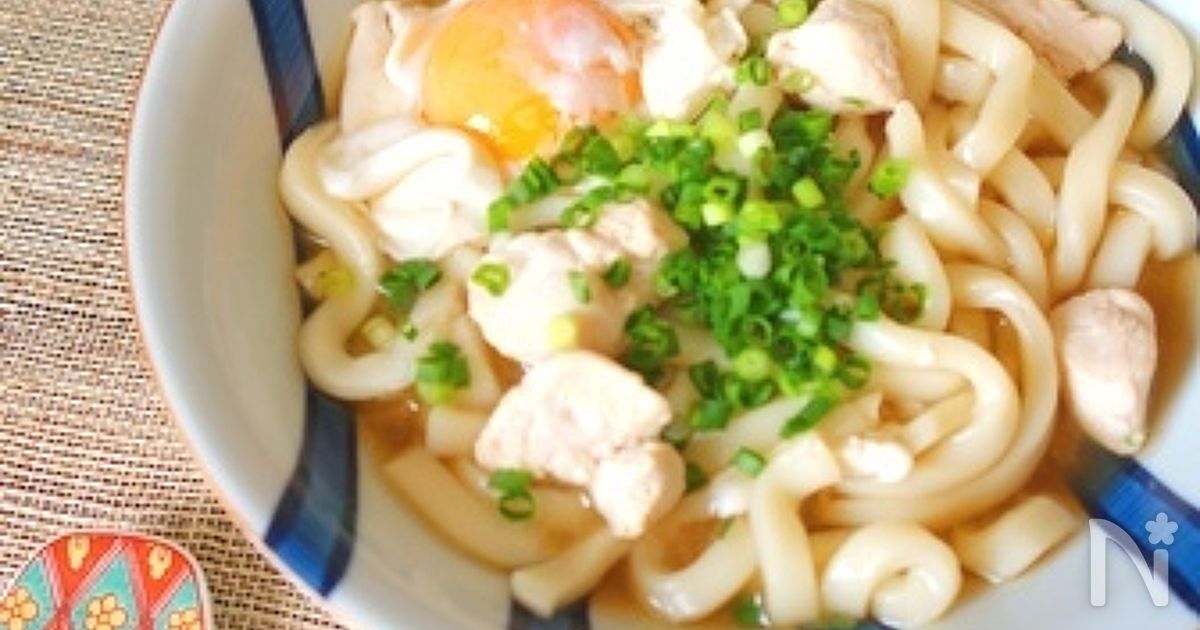鶏の親子煮込みうどん