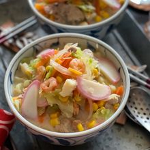 ちょっと楽して！便利食材使いの【糀甘酒・豆乳ちゃんぽん】