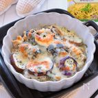 栄養満点！サバと茄子のチーズ焼き