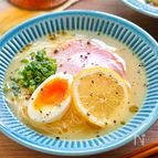 【本格鶏だしの塩レモンそうめん】簡単なのにスープが本格的！