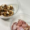 鶏ももとごぼうの甘酢炒め【食材2つで】の工程1