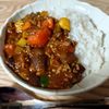 1063890の作ってみた!投稿(彩り満点!夏野菜たっぷり【お手軽キーマカレー】)