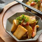 『カブと厚揚げのカニカマとろみ煮』冬の主役級！節約副菜♡