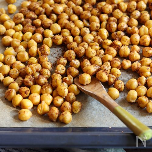 【ひよこ豆のスパイシースナック】カリッと仕上げるコツあり