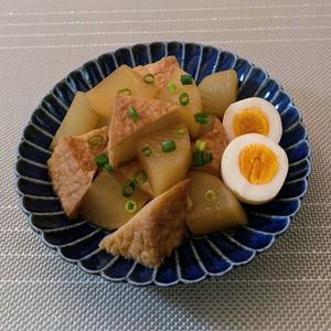 𝔂𝓾𝓶𝓲🍓の作ってみた!投稿(シンプルでホッとする【大根と厚揚げの煮物】)
