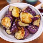 素材を味わう♪なすの大トロ塩焼き🤤簡単副菜おつまみに✨