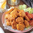 鶏むね1枚で大量☆からあげクン風ナゲット。