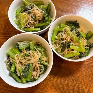 まさの作ってみた!投稿(シンプル美味しい♡『もやしと小松菜のごま和え』)