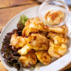 鶏むね唐揚げ　マヨ七味添え