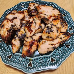 ナムディの作ってみた!投稿(［鶏の磯辺塩焼き］鶏むね肉のヘルシーレシピ！海苔塩味！簡単)