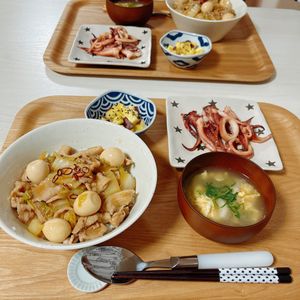 ぽてちの作ってみた!投稿(男子受け抜群♡︎とろとろ白菜と豚肉のあんかけ丼)