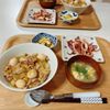 ぽてちの作ってみた!投稿(男子受け抜群♡︎とろとろ白菜と豚肉のあんかけ丼)