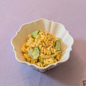 𝔂𝓾𝓶𝓲🍓の作ってみた!投稿(玉子とツナマヨのとろとろこってりマカロニサラダ😘🥗)