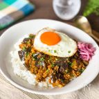 ごろっとなすがおいしい♪【なすのドライカレー】