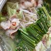 昆布と中華出汁で美味しい塩もつ鍋