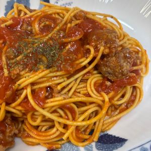 それぞれの作ってみた!投稿(【ボロネーゼ風♡ひき肉のトマトパスタ】ワンパン&包丁不要♡)