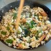 ちくわと塩こんぶの和風チャーハン【簡単ランチ・節約】の工程5