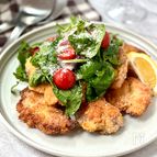 揚げずに簡単！野菜もたっぷり！豚肉で作るミラノ風カツレツ