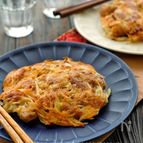 ＊豚こまもやしチーズお焼き＊小麦粉不要！卵不要！