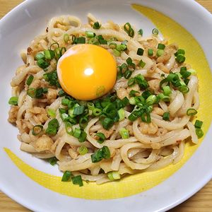 ナムディの作ってみた!投稿(行列のうどんそば④ぶっ濃い濃厚ソースのもっちり油うどん🤩　)