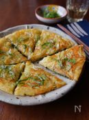 大葉とシラスの和風ガレット