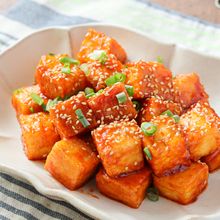 カリじゅわ♪ヤンニョム風ピリ辛厚揚げ