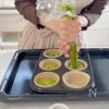 この組み合わせは最高!抹茶といちごホワイトチョコマフィンの工程5