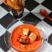 ゴロッと夏野菜のガスパチョ