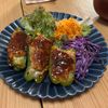 ゆでの作ってみた!投稿(簡単綺麗な『ピーマンの肉詰め』~和風バーベキューソース~)