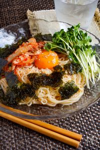 【10分アレンジそうめん】ピリ辛×冷たい韓国風混ぜそうめん