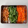 【豆腐キムチチヂミ】10分 腸活食材たっぷりの工程1