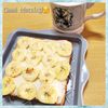 ナムディの作ってみた!投稿(あま~い香り♡バナナのココナッツチーズトースト)