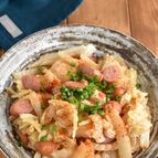 【白菜とウインナーのマヨポン炒め】こく旨さっぱり！