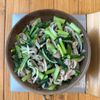 ワンパン10分!【豚こま肉と小松菜のスタミナ味噌炒め】の工程4