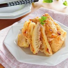 おつまみにも☆筍の揚げない塩唐揚げ。
