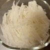 私の大好きな大根とツナの中華風サラダの工程1