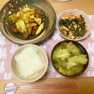 ありみの作ってみた!投稿(【驚きの旨さ！キャベツとウインナーのカレーマヨ】お弁当にも♪)